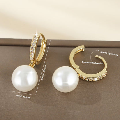 Boucles d'oreilles pendantes géométriques en perles