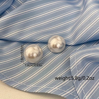Boucles d'oreilles clous en perles audacieuses