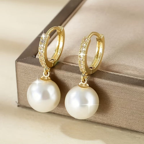 Boucles d'oreilles pendantes géométriques en perles