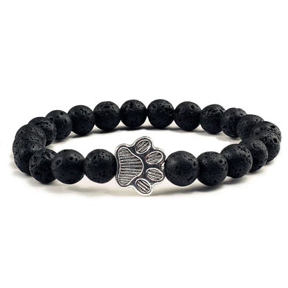 Bracelet En Perle Avec Empreintes De Pattes
