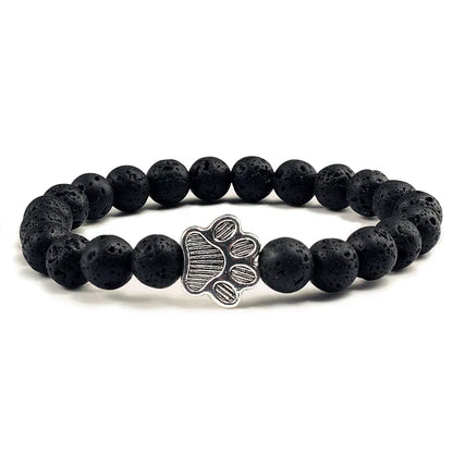 Bracelet En Perle Avec Empreintes De Pattes