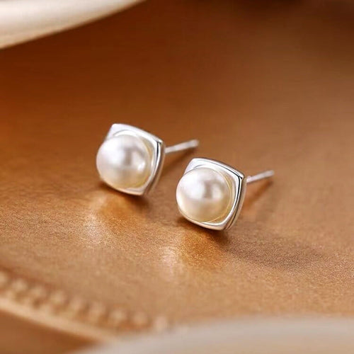 Boucles d'oreilles pendantes en perles d'eau douce