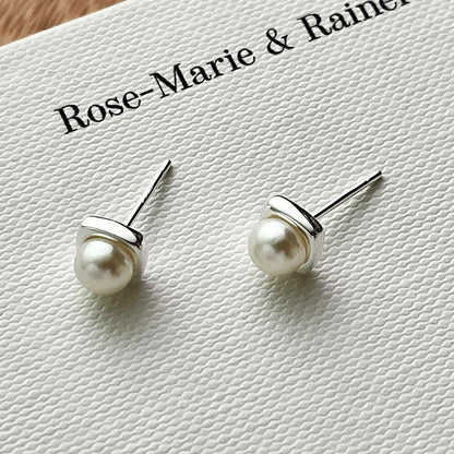 Boucles d'oreilles pendantes en perles d'eau douce