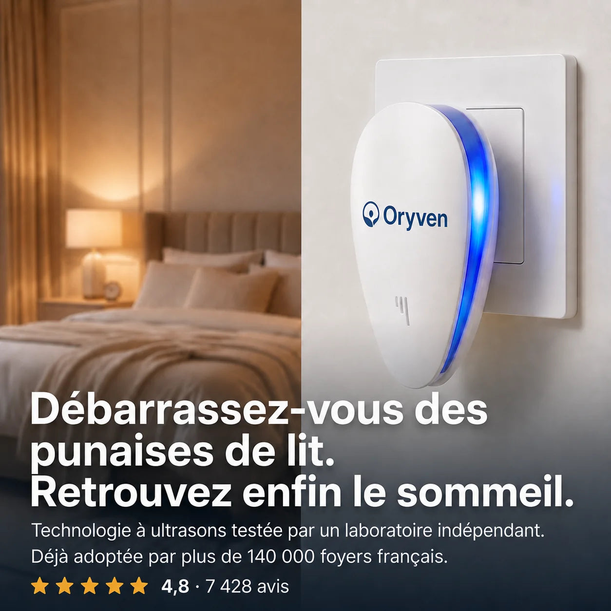 Olyven™ Répulsif à Ultrasons Anti-Nuisibles